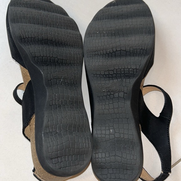 Dansko Black Open-Toe Slingback Sandal - Picture 5 of 5